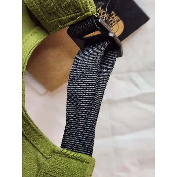 The North Face Olive Green Nylon Cap Unisex One Size Lightweight Hat NWT - Picture 4 of 5